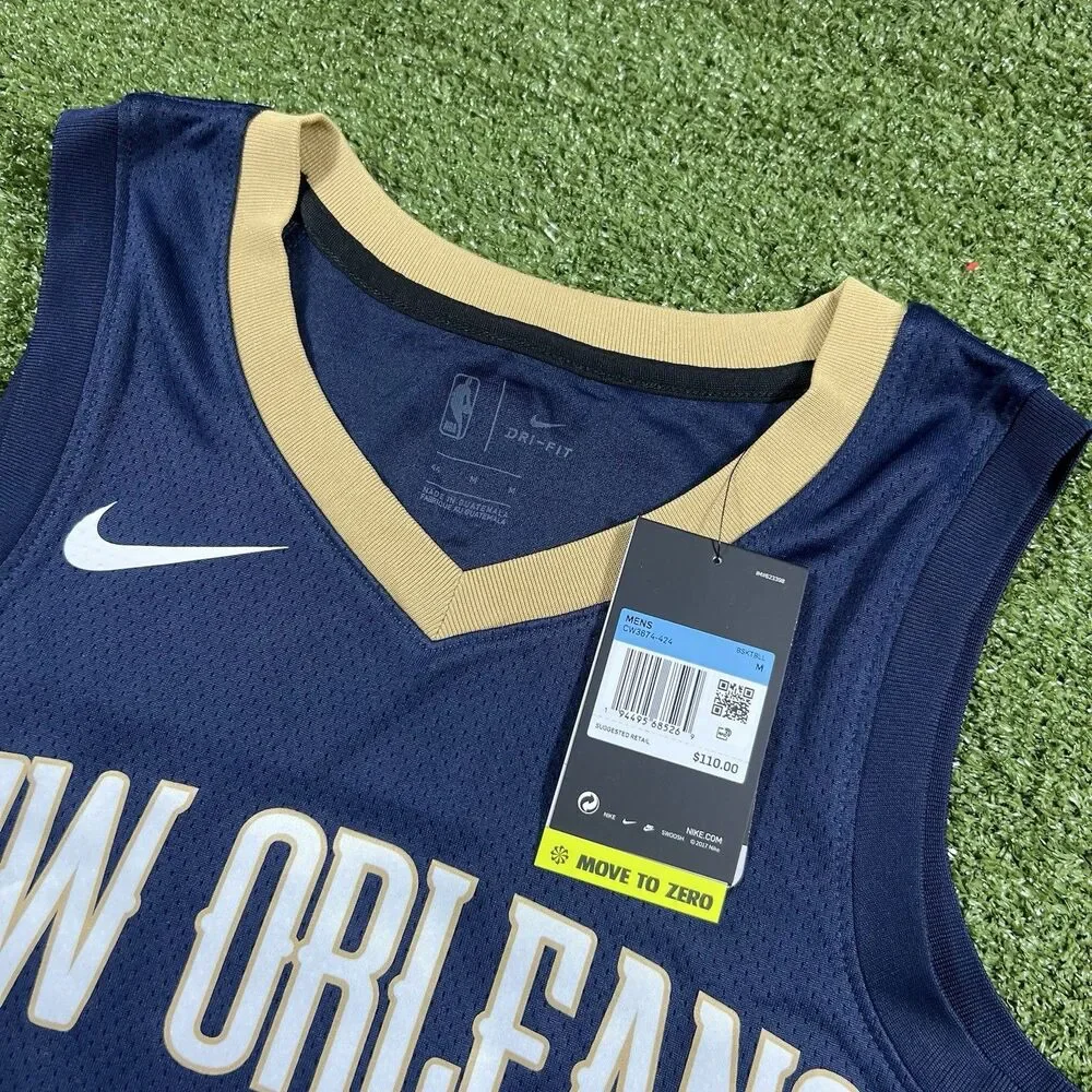 Men’s M Nike Dri Fit New Orleans Pelican Zion Williamson Swingman Jersey